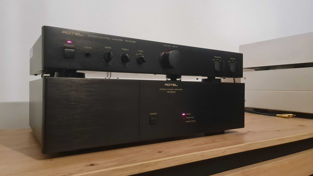 Koncowka Mocy Stereo ROTEL RB-980BX + Przedwzmacniacz ROTEL RC-970BX