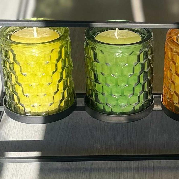 Porta 4 velas - Como novo