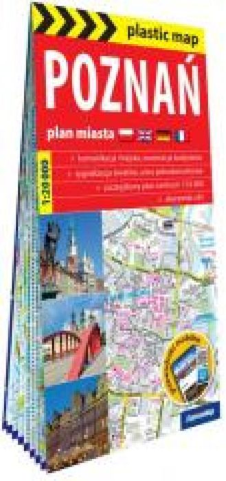 Plastic map Poznań 1: 20/000 praca zbiorowa Rok wydania: 2024
