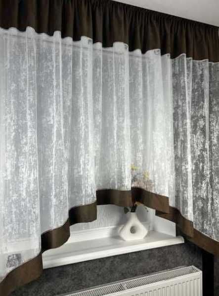 Готові тюль гардина кухня вітальня (є пошив)
