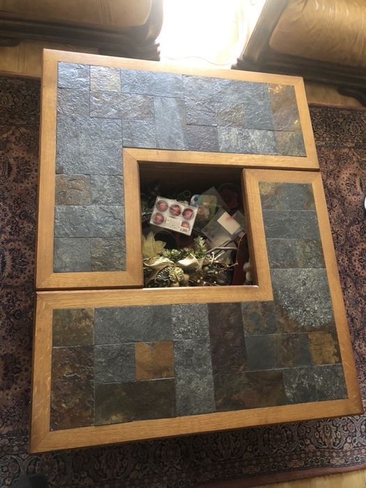 Mesa de sala com arrumacao