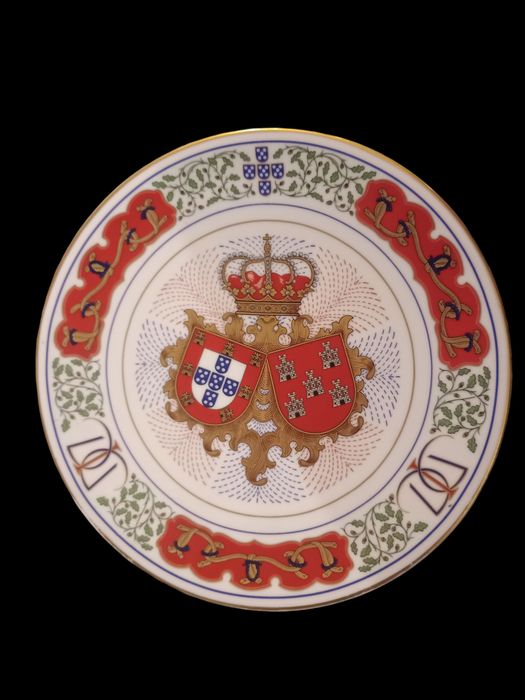 Prato de homenagem ao casamento real D. Duarte e Dona Isabel 1995