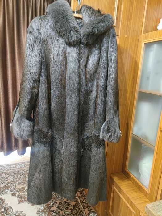 Шуба натуральна. Нутрія. 58-60