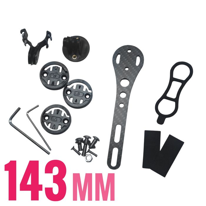 Carbon! 143 MM mocowanie nawigacji gps Garmin Wahoo uchwyt