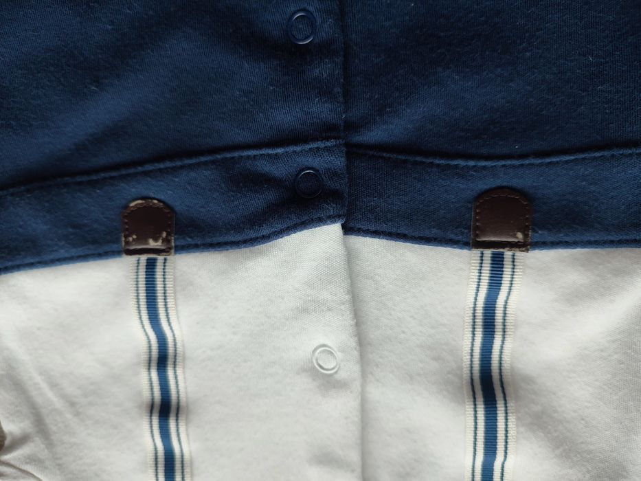 Elegancki pajacyk strój 68 H&M