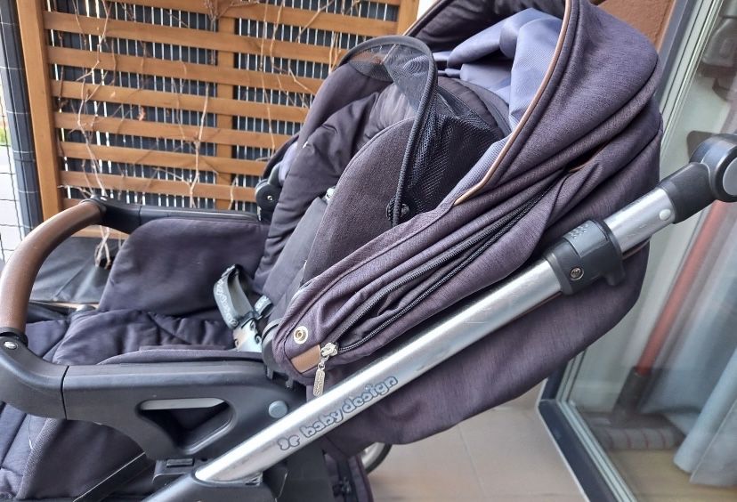 Wozek Baby Design Dotty 2w1+akcesoria