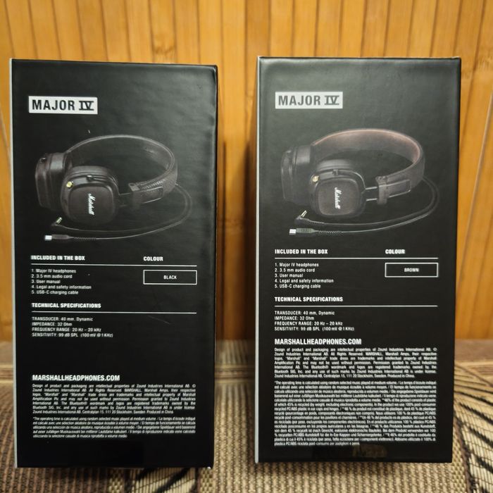 Marshall 4 black/brown