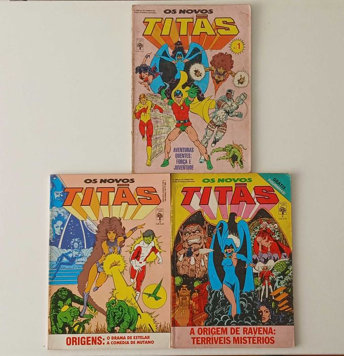 Os Novos Titãs Vol. 1–3 (coleção completa)