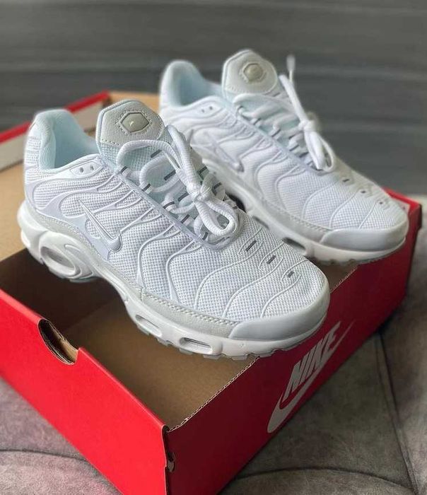 NIKE AIR MAX PLUS cale White meskie obuwie TN R.43