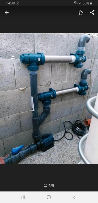 Aquaforte Lampa uv-c 40w sterylizator do akwarium basenu oczka stawu