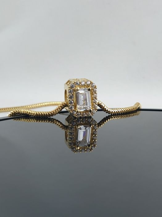 Złota zawieszka charms nowa idealna na łańcuszek i bransoletkę 585