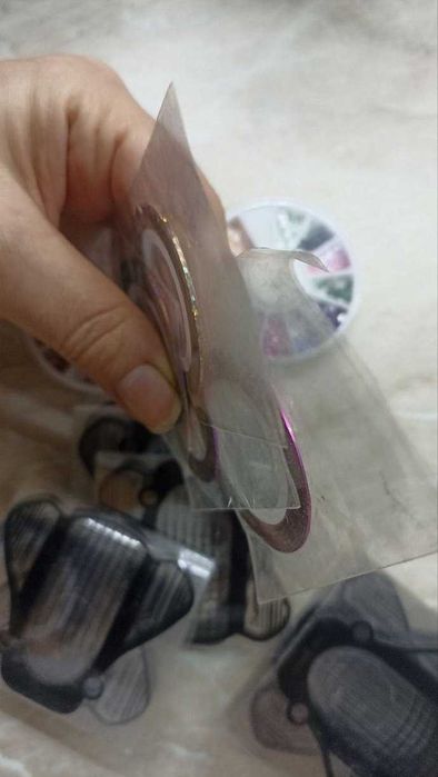 Прикраси для нігтів стрази мухи лента стрічка