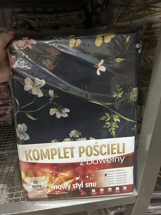 Pościel bawełna 100 kołdra poduszka komplet