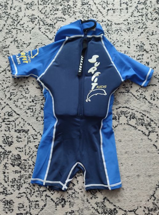 Pływający kostium, kombinezon, strój kąpielowy do nauki pływania kapok