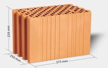 Pustak Ceramiczny  PW 25 Cegła Profi TERMOTON Heluz Wiene CP Leier