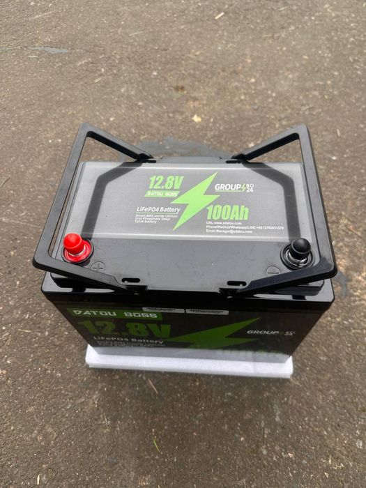Акумулятор літій-залізо-фосфатний DatouBoss 12V 100Ah з BMS вага 10кг