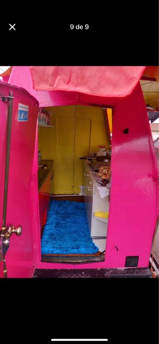 Reboque venda ambulante