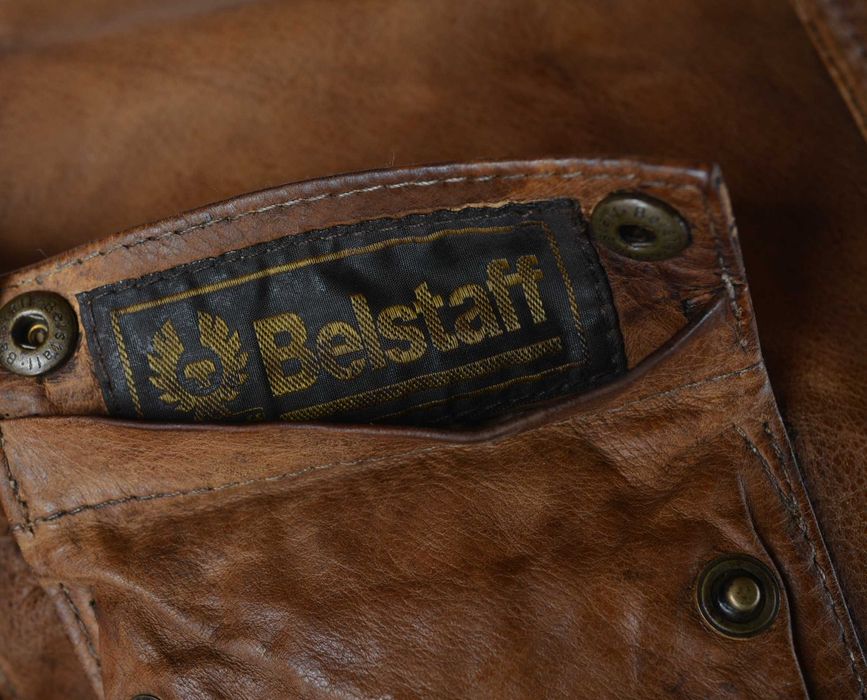 Belstaff Brad kurtka skórzana męska L 50 skóra naturalna camel oryginał