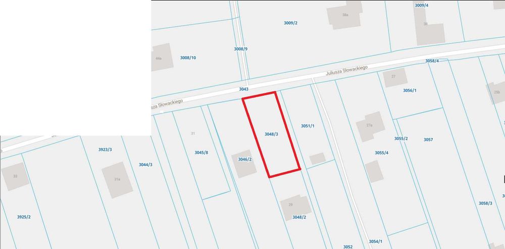 Działka Budowlana Ogrodzieniec Pod Lasem 6,66a Nr.Ew. 3048/3 Prywatnie