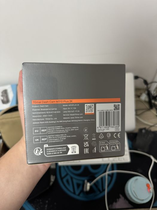 Відеореєстратор 70mai Dash Cam M310 Plus 2K