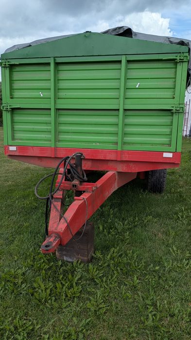 Przyczepa tandem 8t podwójne borty, zamiana.