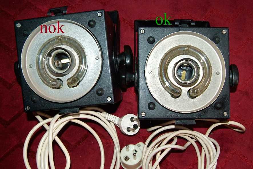 Lampy studyjne marki elfo z lat 80/90
