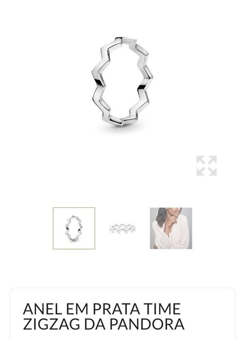 Anéis  em prata Pandora.