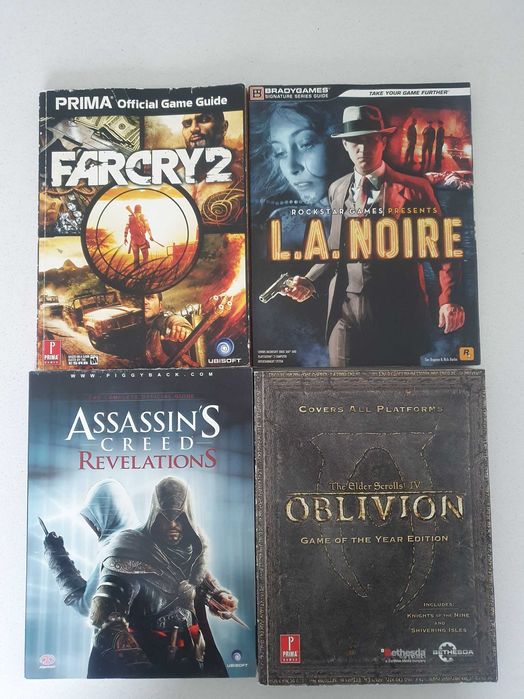 Guias Jogos Strategy Guides Far Cry 2 Oblivian LA Noir Assassins Creed