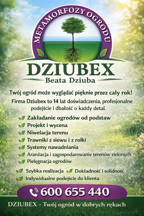 Kompleksowe usługi ogrodnicze