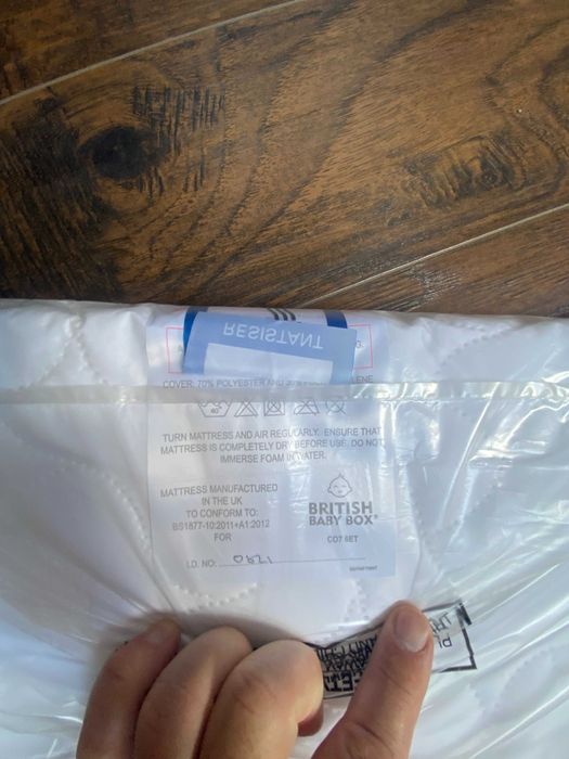 Матрас в коляску, на пеленальный столик, в роддом размер 70 на 43 см.