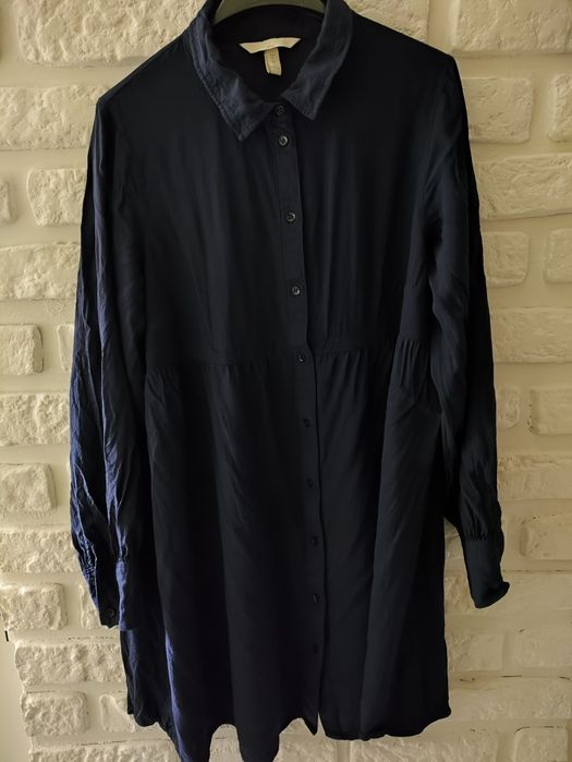 Granatowa sukienka ciążowa H&M r.M