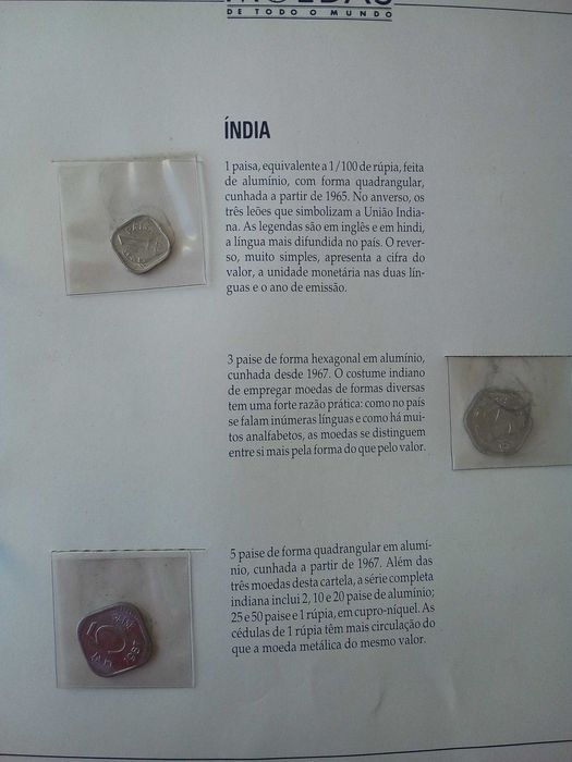 Moedas de todo o mundo