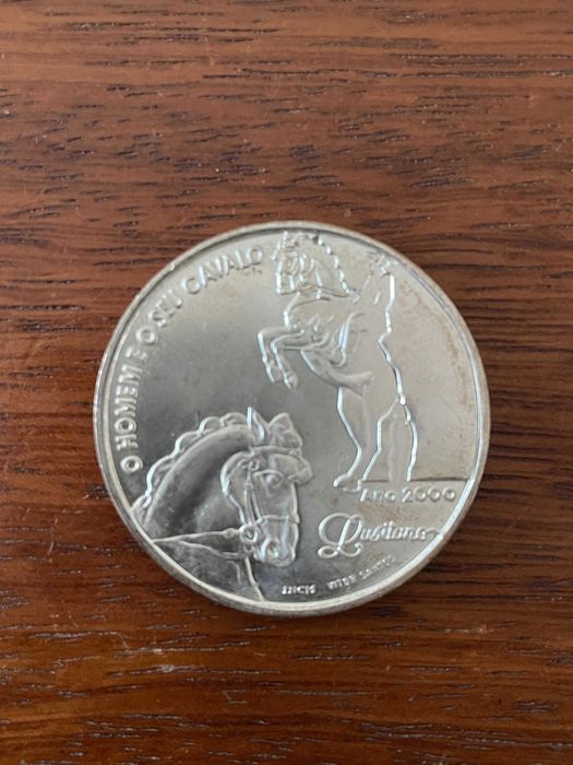 MOEDA em Prata de 1.000$00 do ano 2000 Coleçõe Philae