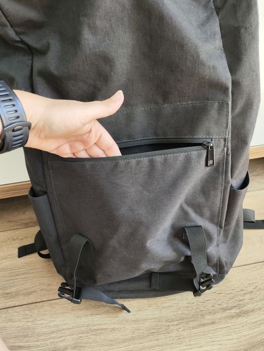 Plecak Lanetti sportowy elegancki czarny