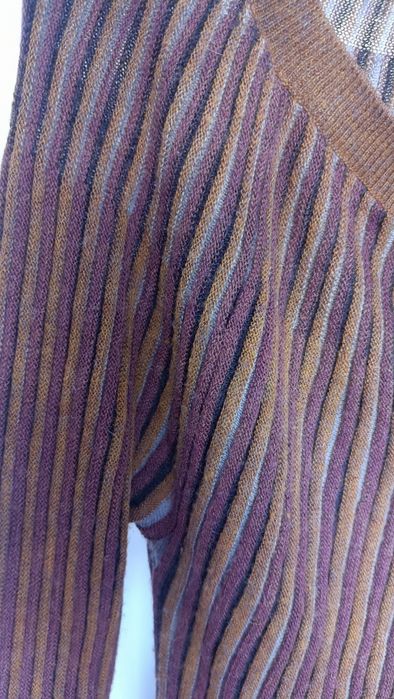 Casaco de malha canelada Mango