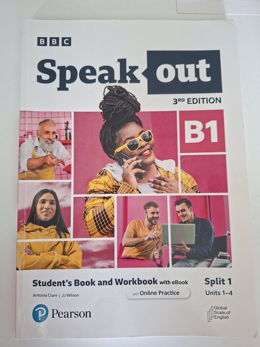 Książka do nauki j. angielskiego Speak Out B1 Pearson nieużywana