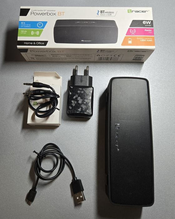 Głośnik przenośny z funkcją radio FM - Powerbox BT