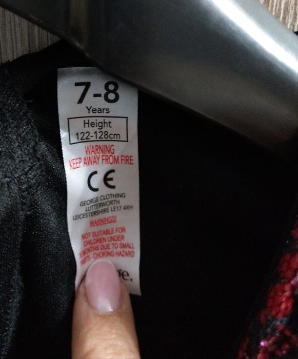 Sukienka karnawałowa czerwona dama