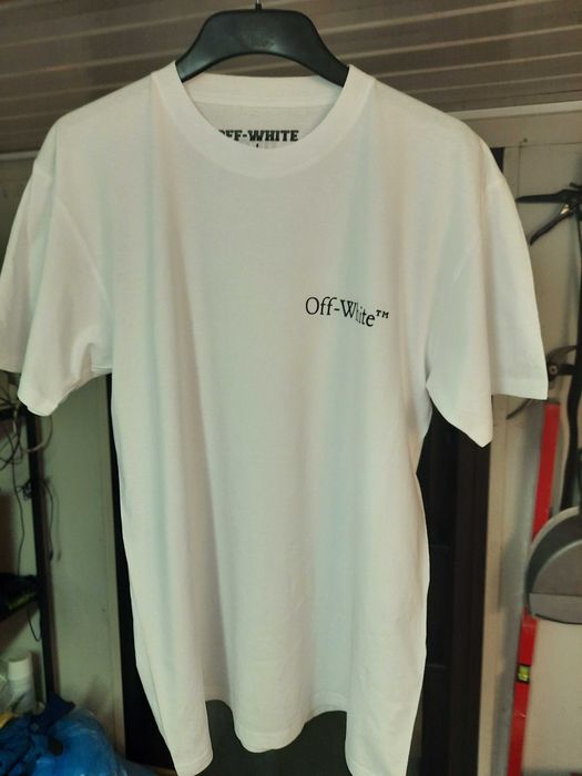 Biala koszulka Off White  XL -  nowa bez metek