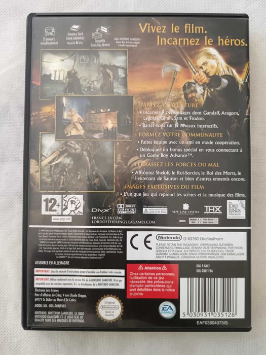 Le Seigneur des Anneaux: Le retour du Roi [Gamecube, 2003] French