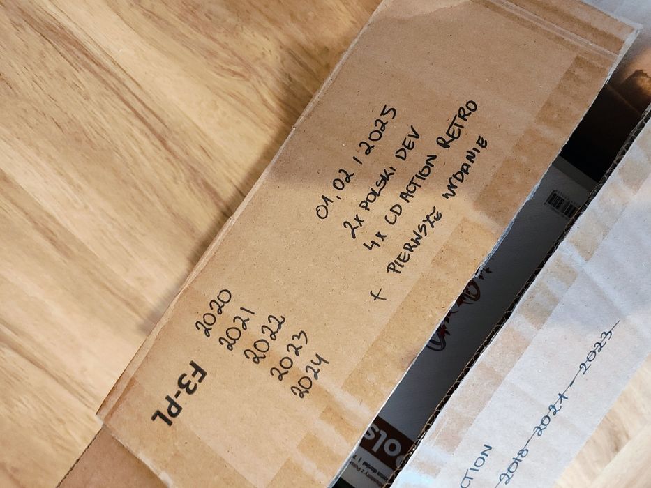 CD Action 2020, 2021, 2022, 2023, 2024 + retro + Polski dev + 1,2/2025