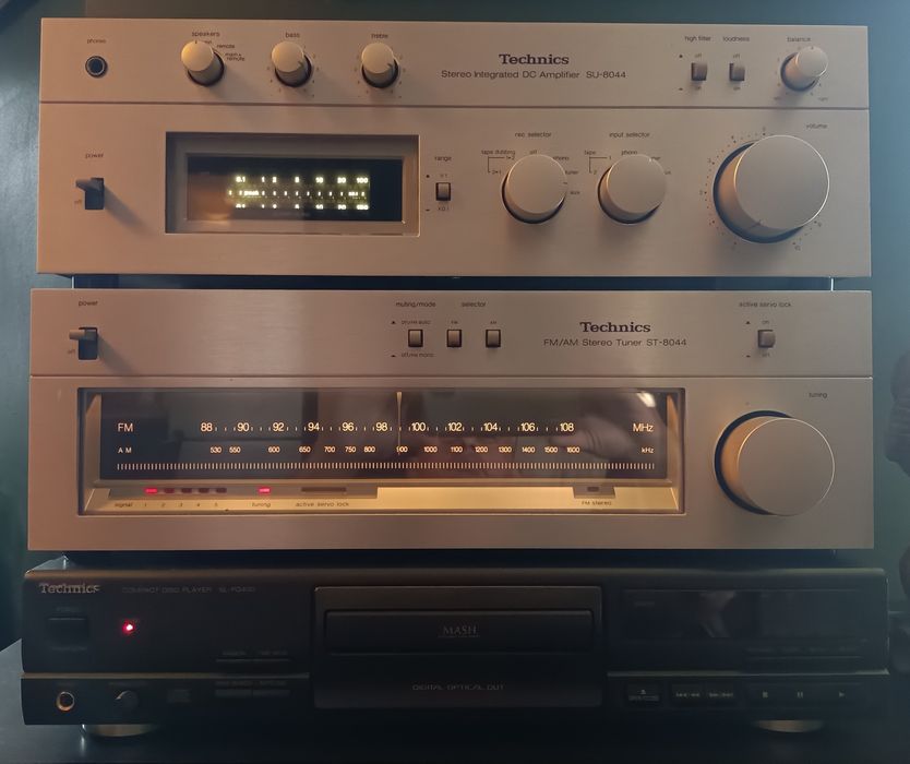 Technics SU 8044 ST8044 wzmacniacz i radio stan bdb