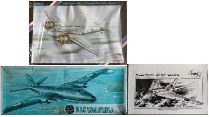 Kits aviões 1:72 Ingleses