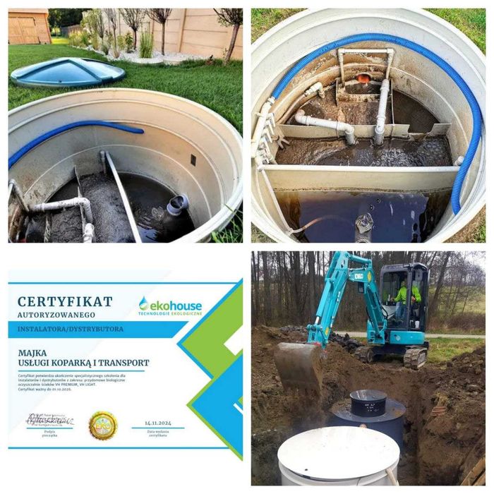 Oczyszczalnie przydomowe, szamba - sprzedaż i montaż