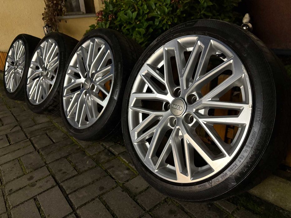 Oryginalne felgi Audi 18" S-line 5x112 A3 A4 A5 Golf Leon Octavia