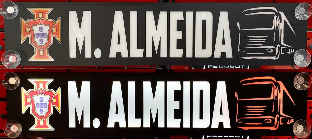 Chapas iluminadas Led (Personalizadas)