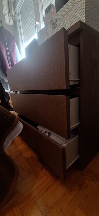 Comoda Malm 3 Gavetas IKEA