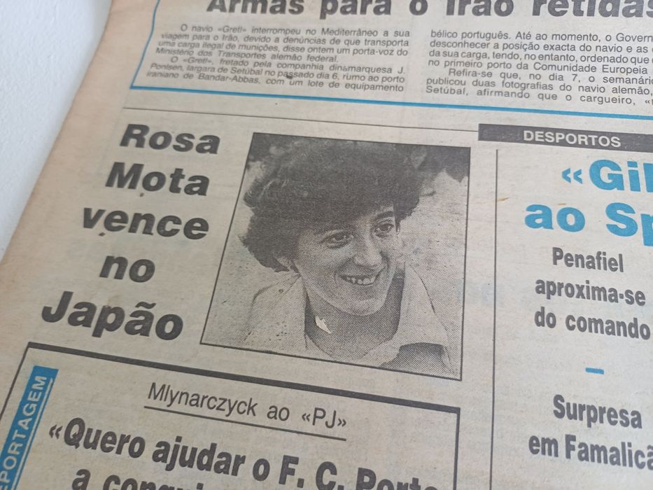 Lote de 7 Jornais - ROSA MOTA