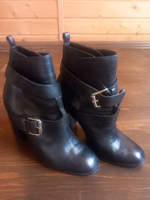 Черевики осінні, шкіряні