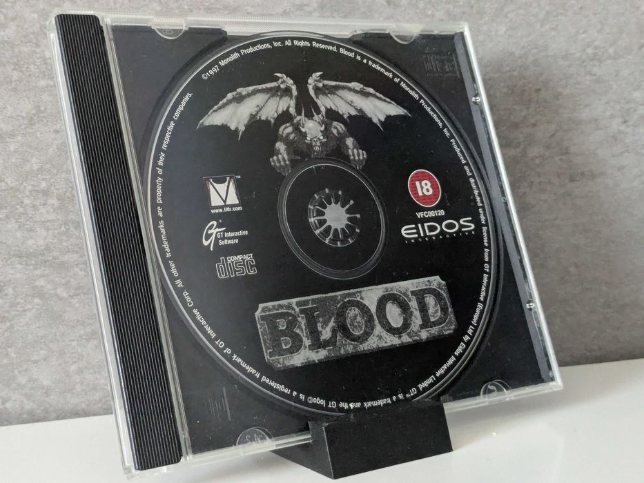 BLOOD gra PC CD z wydania BIG BOX z 1997 r.